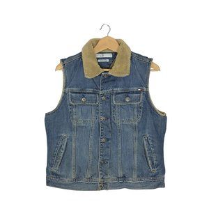 Tommy Hilfiger Sherpa Lined Denim Vest
